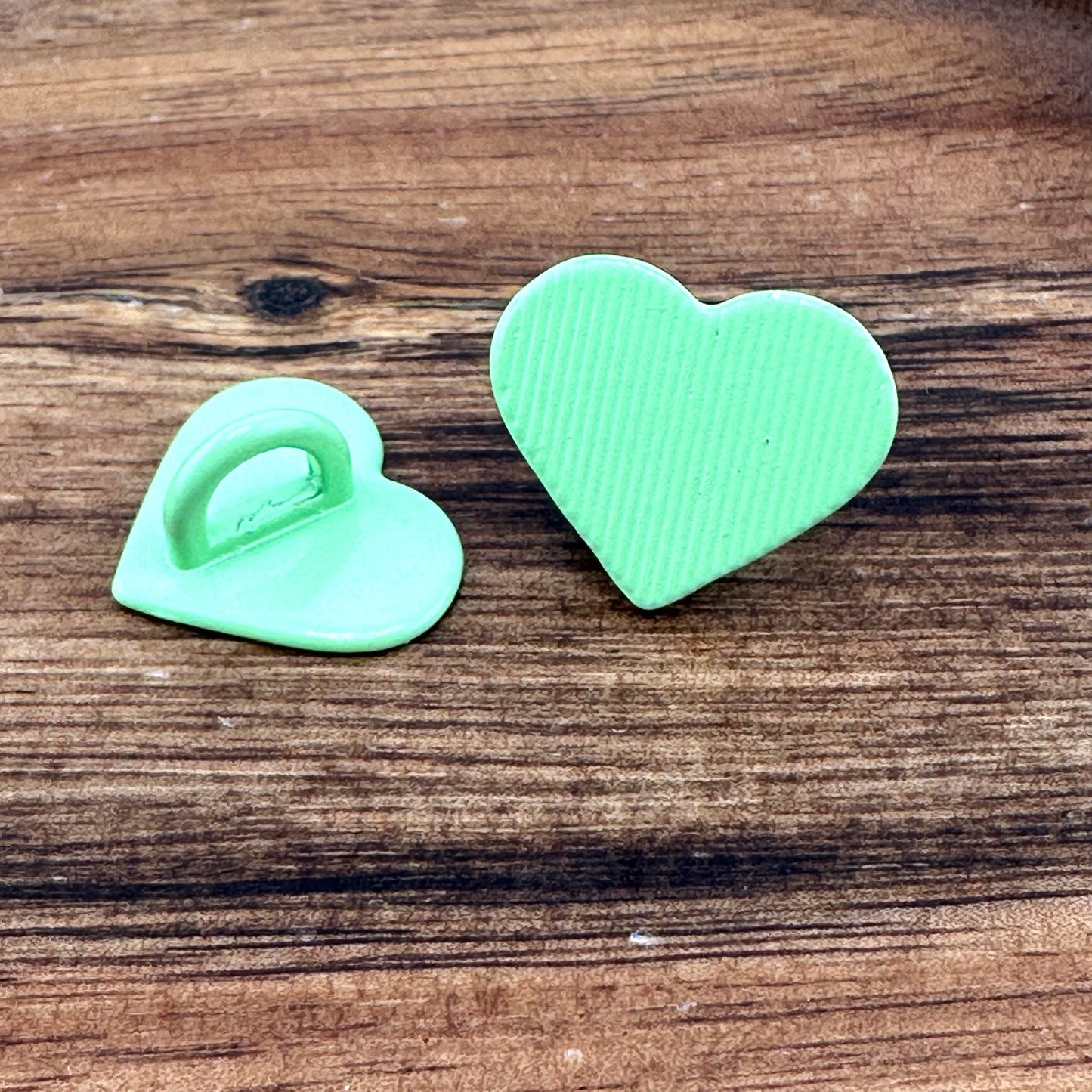 Metal Heart Tether Charms