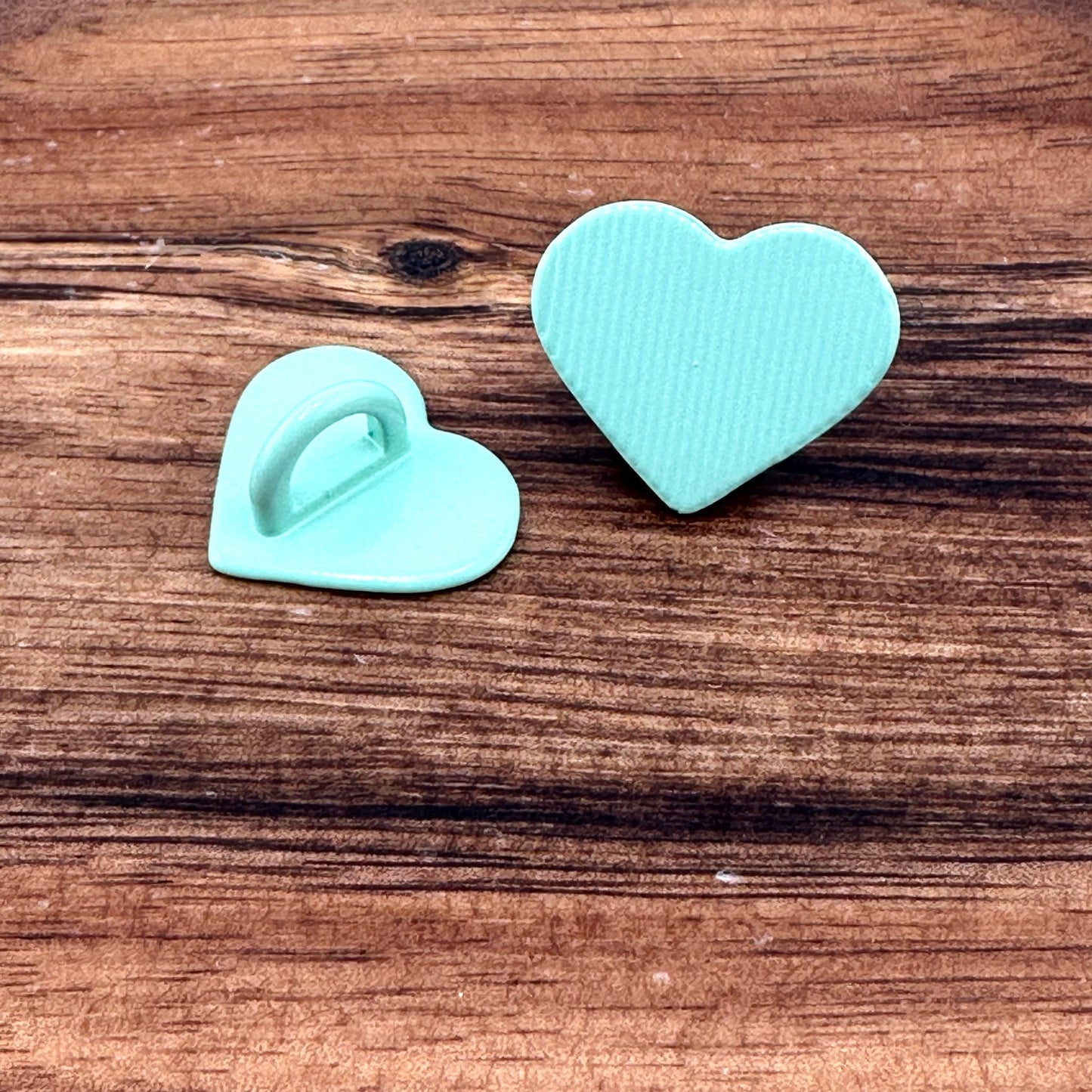 Metal Heart Tether Charms