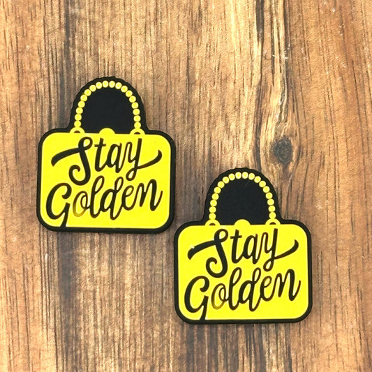 Stay Golden Purse Focal Bead