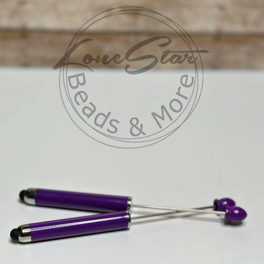 Plum Beadable Stylus
