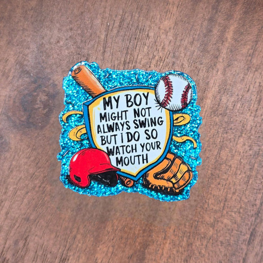 Sarcastic Baseball Quote Flatback