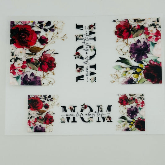 Floral Mom Mini Tumbler Wrap