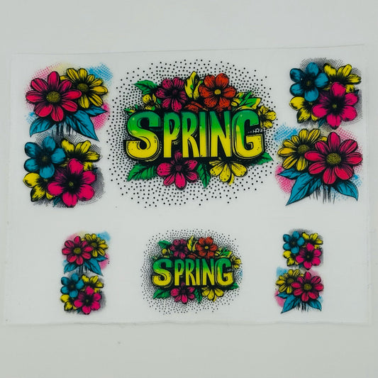 Spring Fun Mini Tumbler Wrap