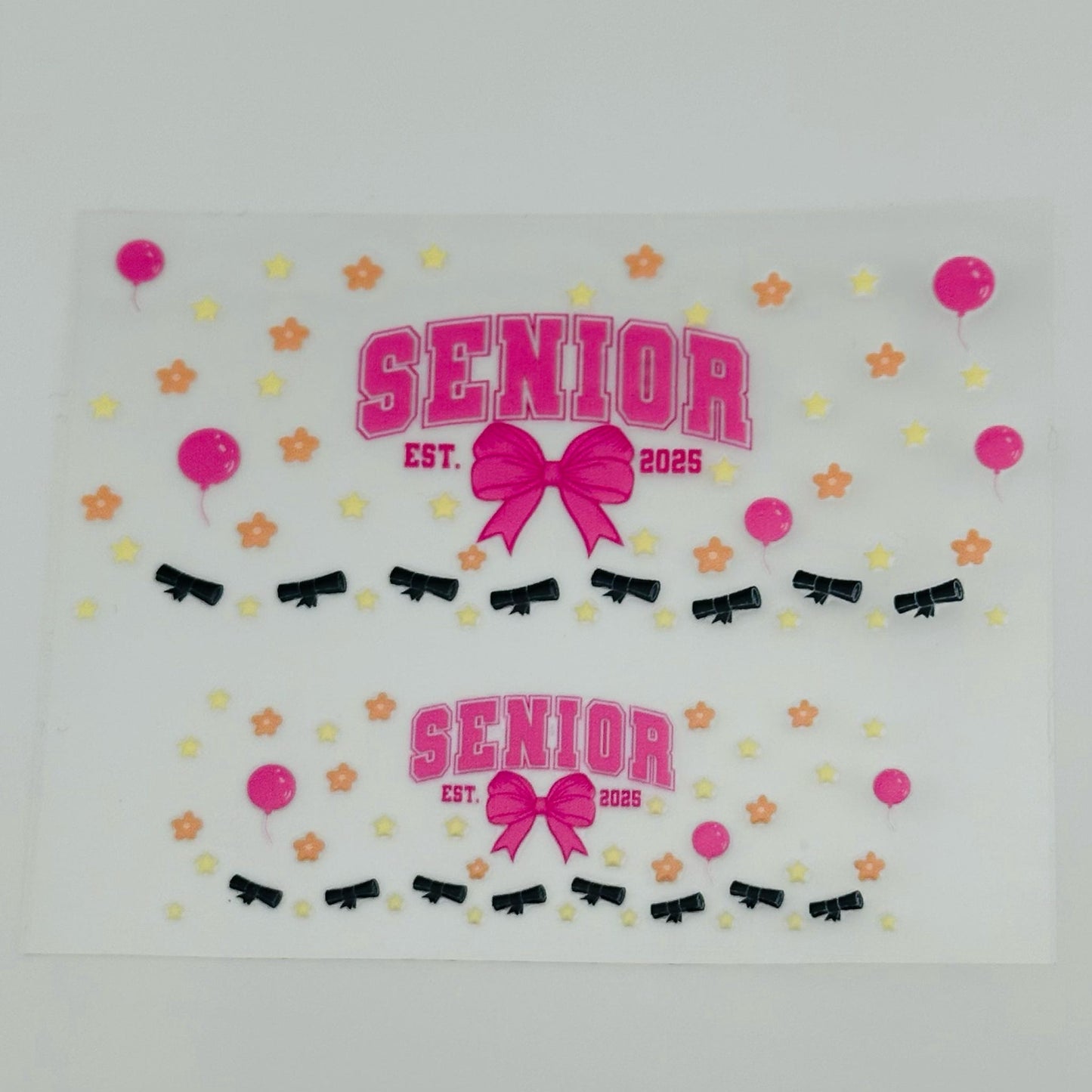 Pink Senior Mini Tumbler Wrap