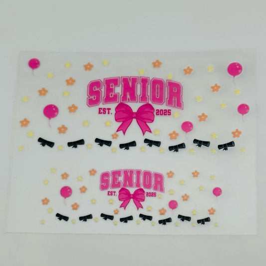 Pink Senior Mini Tumbler Wrap