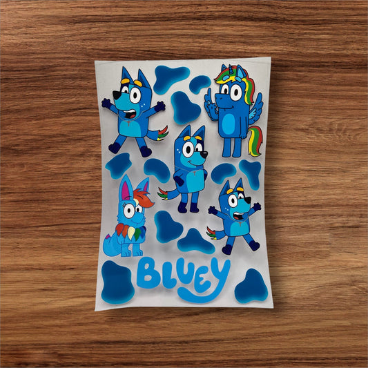 Blue Pup A5 Notebook Wrap