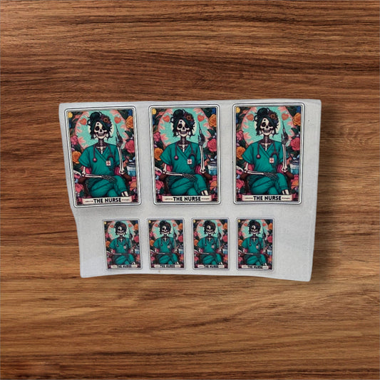 The Nurse Tarot Card Mini Tumbler Wrap
