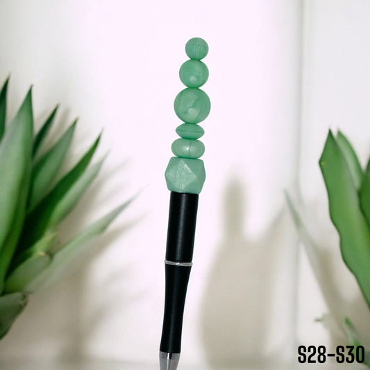 Jade Green Solid Silicone Bead