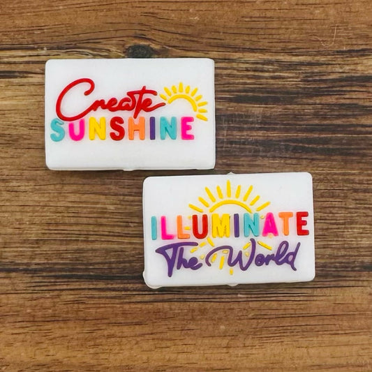 Create Sunshine 2 Sided Focal Bead