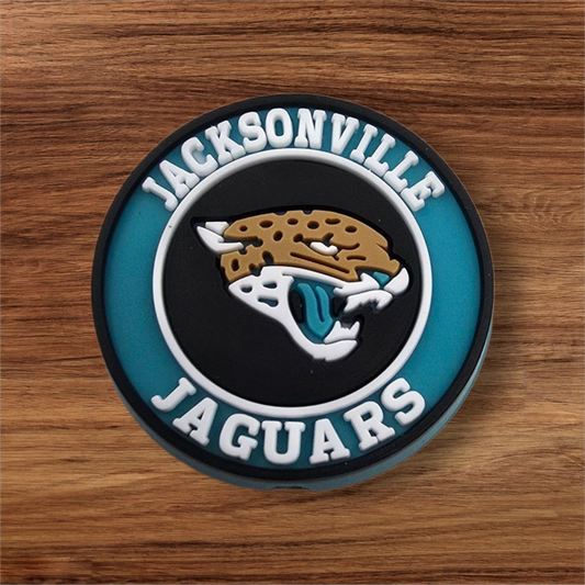 Round Football Focal Bead