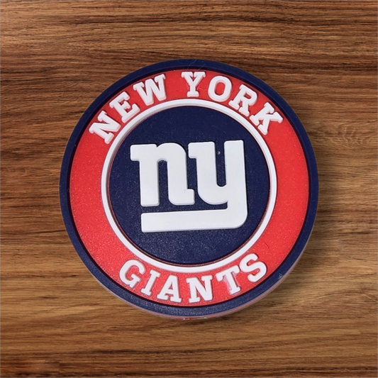 Round Football Focal Bead