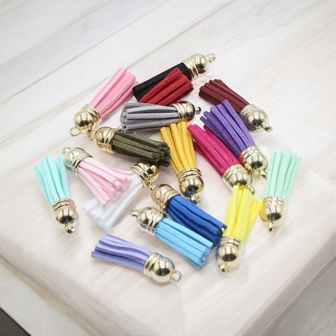 1" Faux Leather Tassel