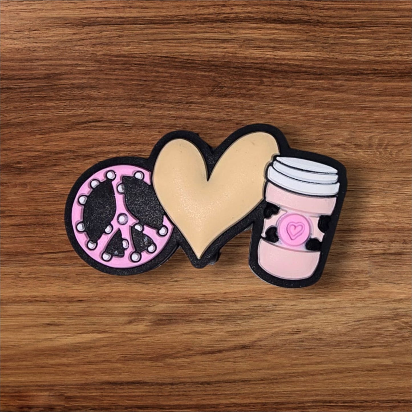 Peace, Love, Coffee Focal