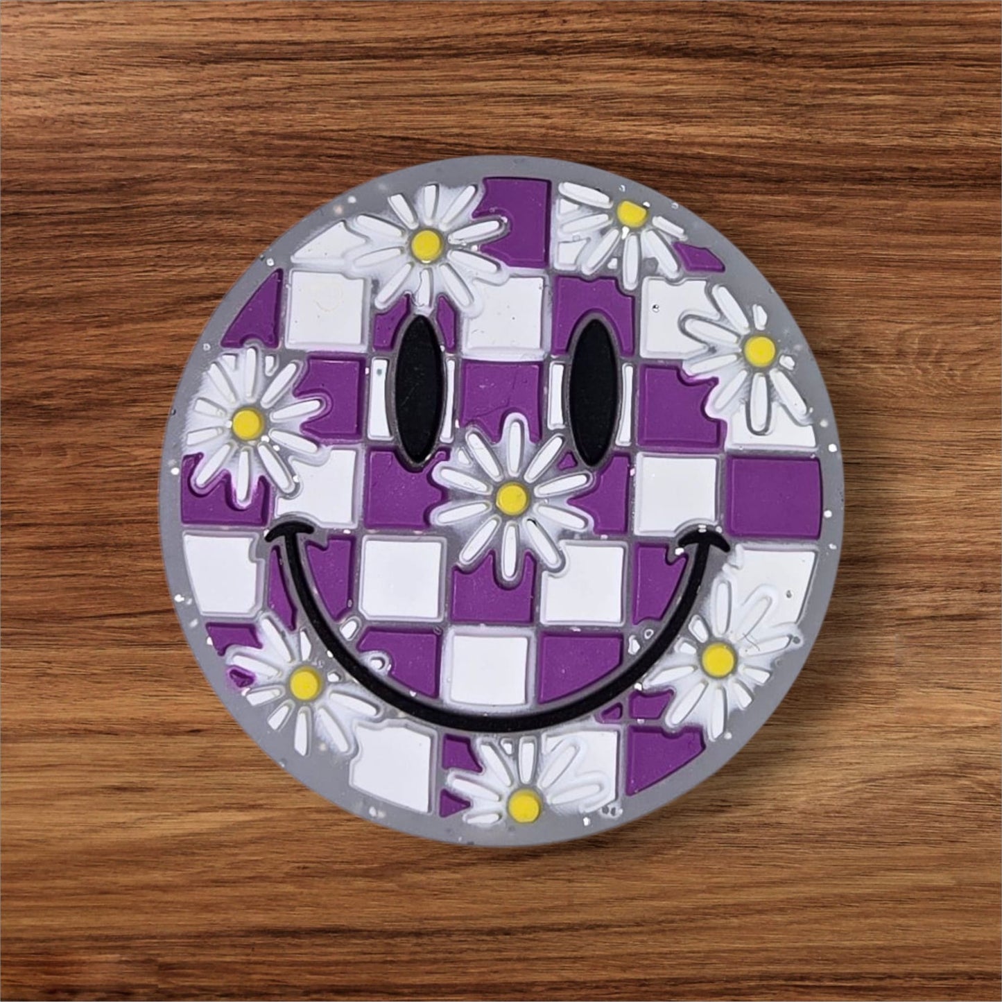 Purple Happy Daisy Focal