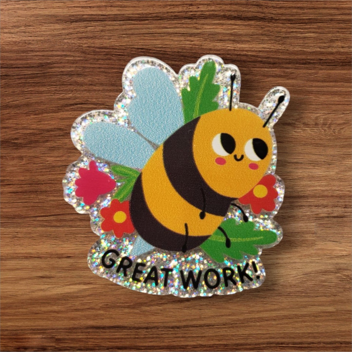 Great Work Bee Flatback