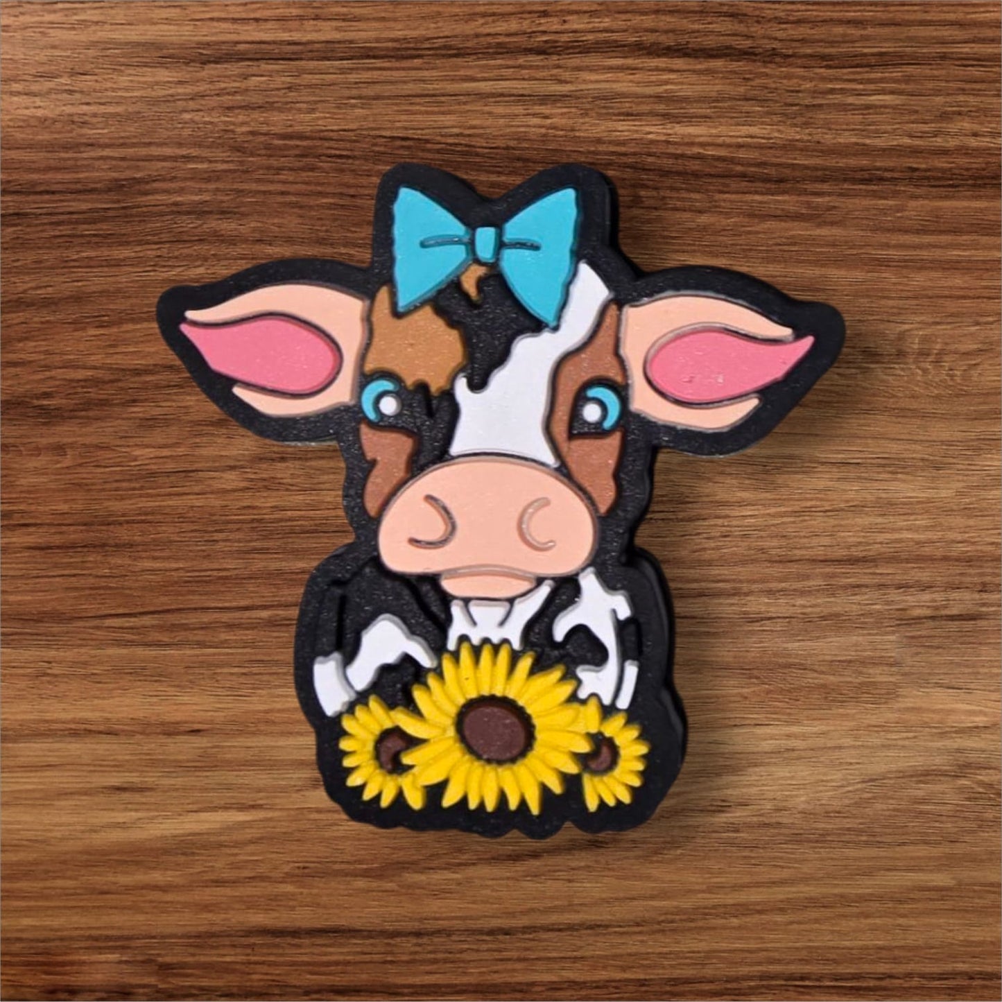 Sunflower Cow Focal