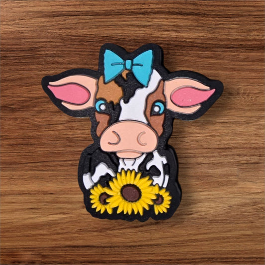 Sunflower Cow Focal
