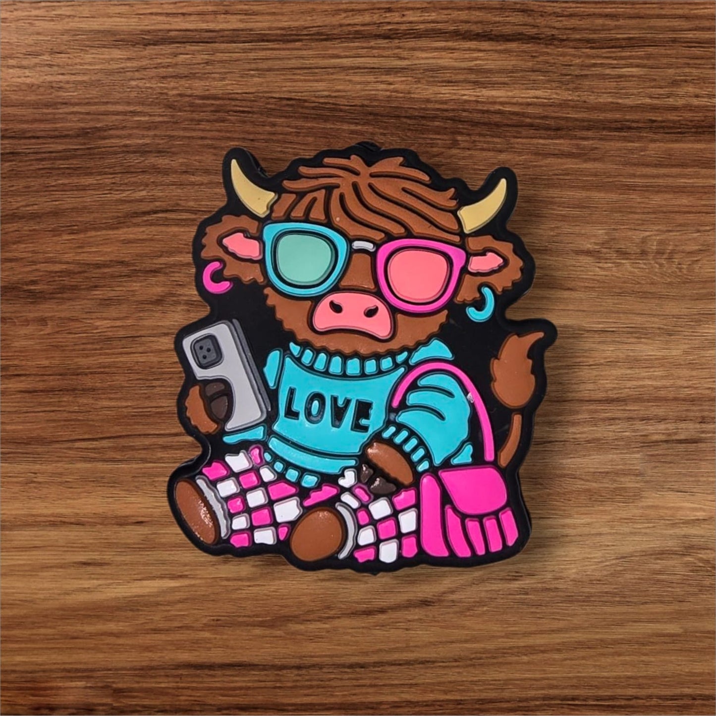 Techie Highland Cow Focal