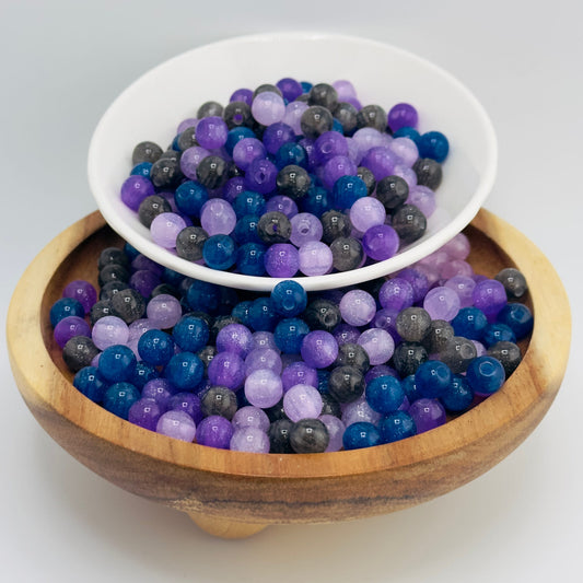 8mm Mix Acrylic Beads