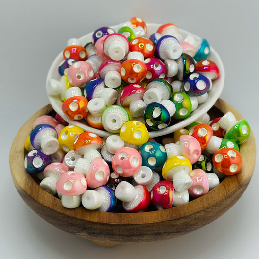 .5" Acrylic Mushrooms