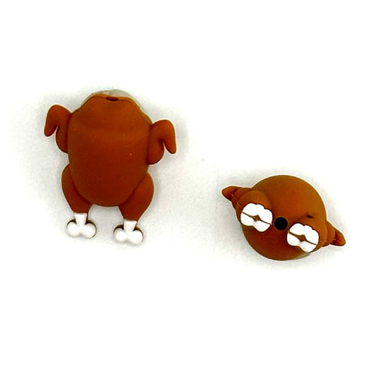 3D Thanksgiving Turkey Focal Bead