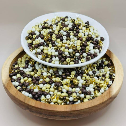 1oz Neutral Themed Sea Bead Mix