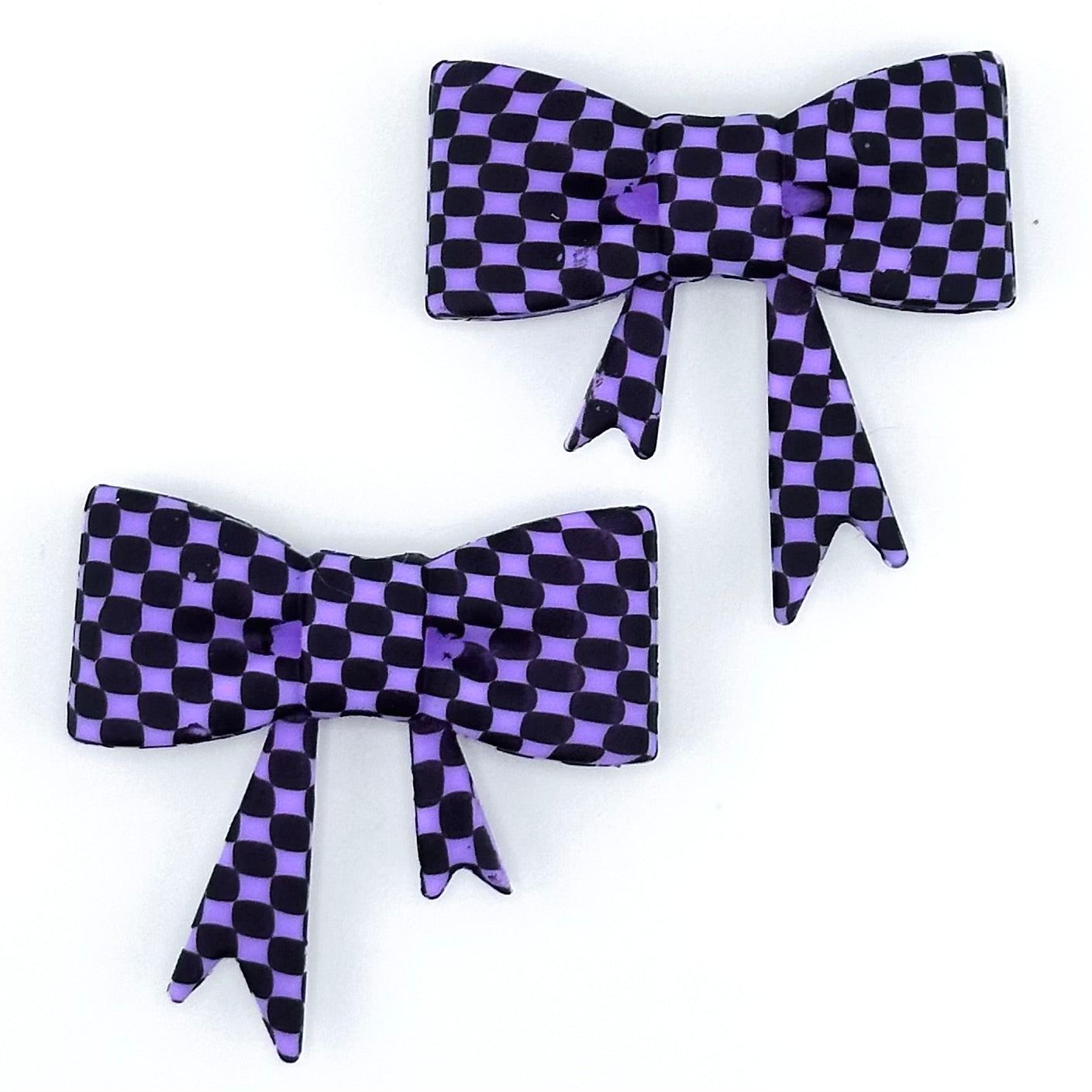 Large Silicone PRINTED Bows