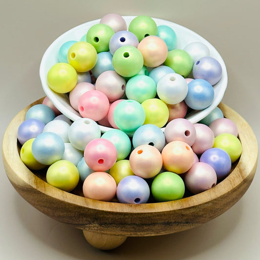 16mm Matte Pastel Acrylic Bead
