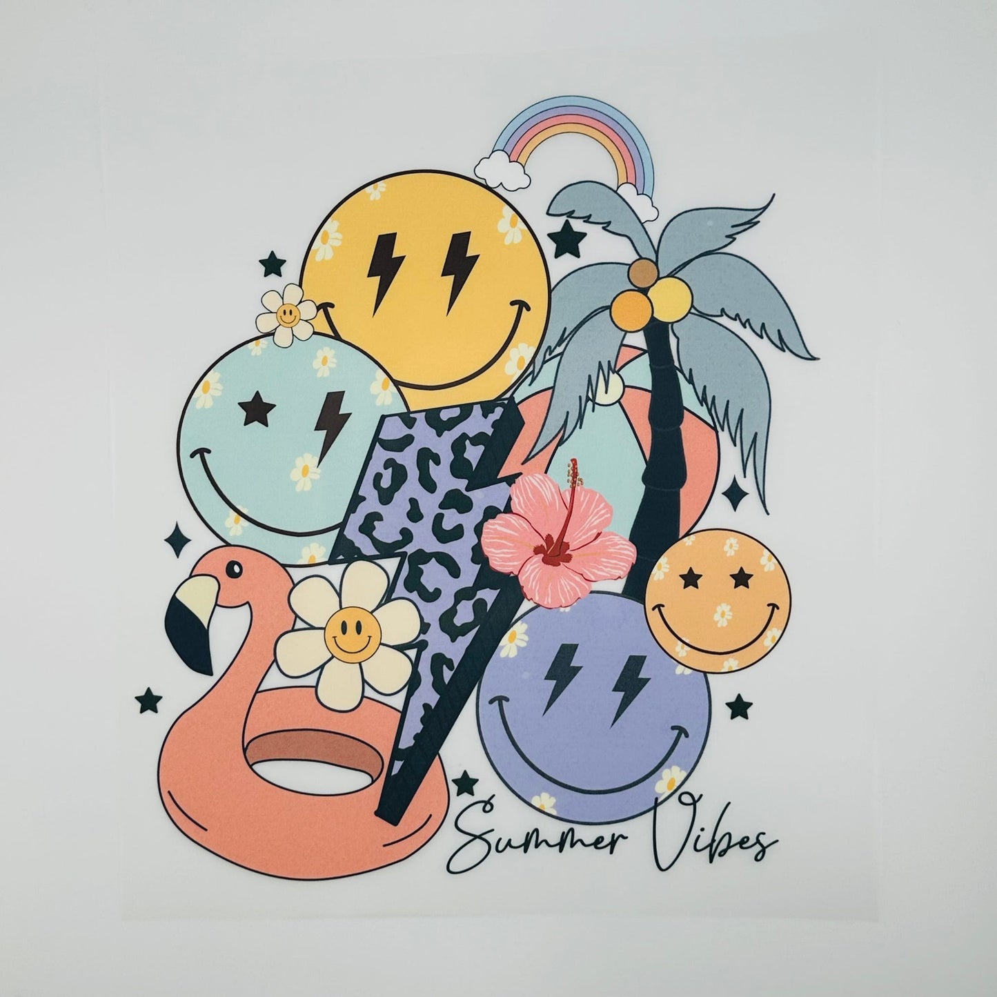 Retro Summer Vibes DTF Print