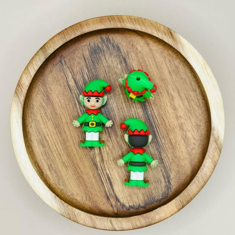3D Elf Focal Bead