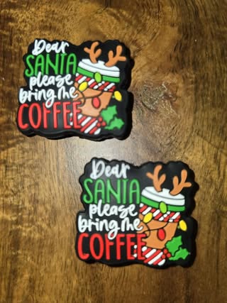 Dear Santa, Bring Me Coffee Focal