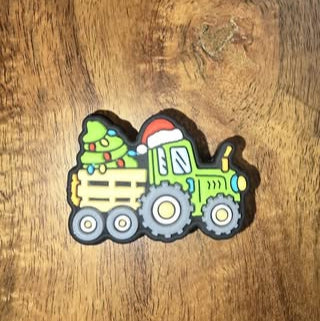 Christmas Tractor Focal