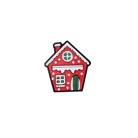 Red Gingerbread House Focal