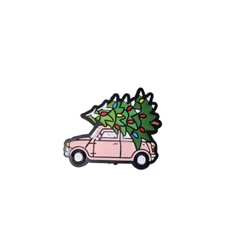 Pink Christmas Tree Car Focal