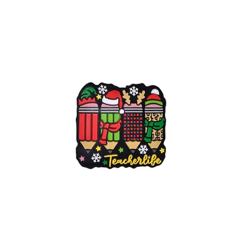 Christmas Teacher Pencils Focal