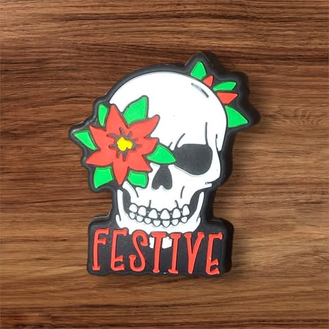 Festive Skull Focal