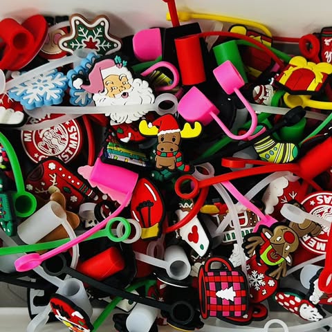 Christmas Straw Topper Mix