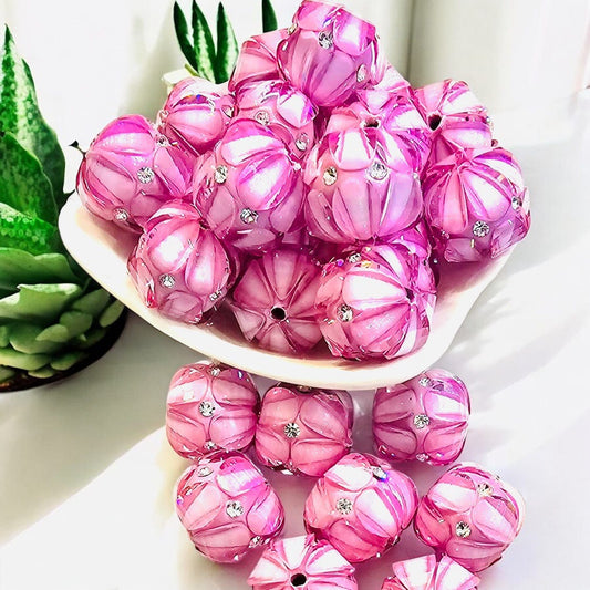 16mm Pink Fancy Bead