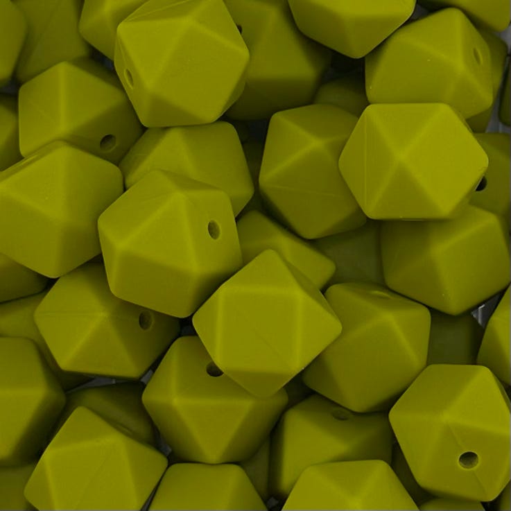 Avocado Dream Solid Silicone Bead