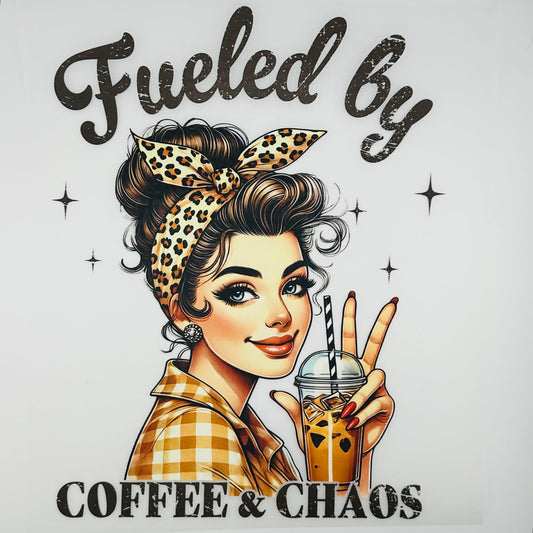 Fueled By Coffee DTF Print