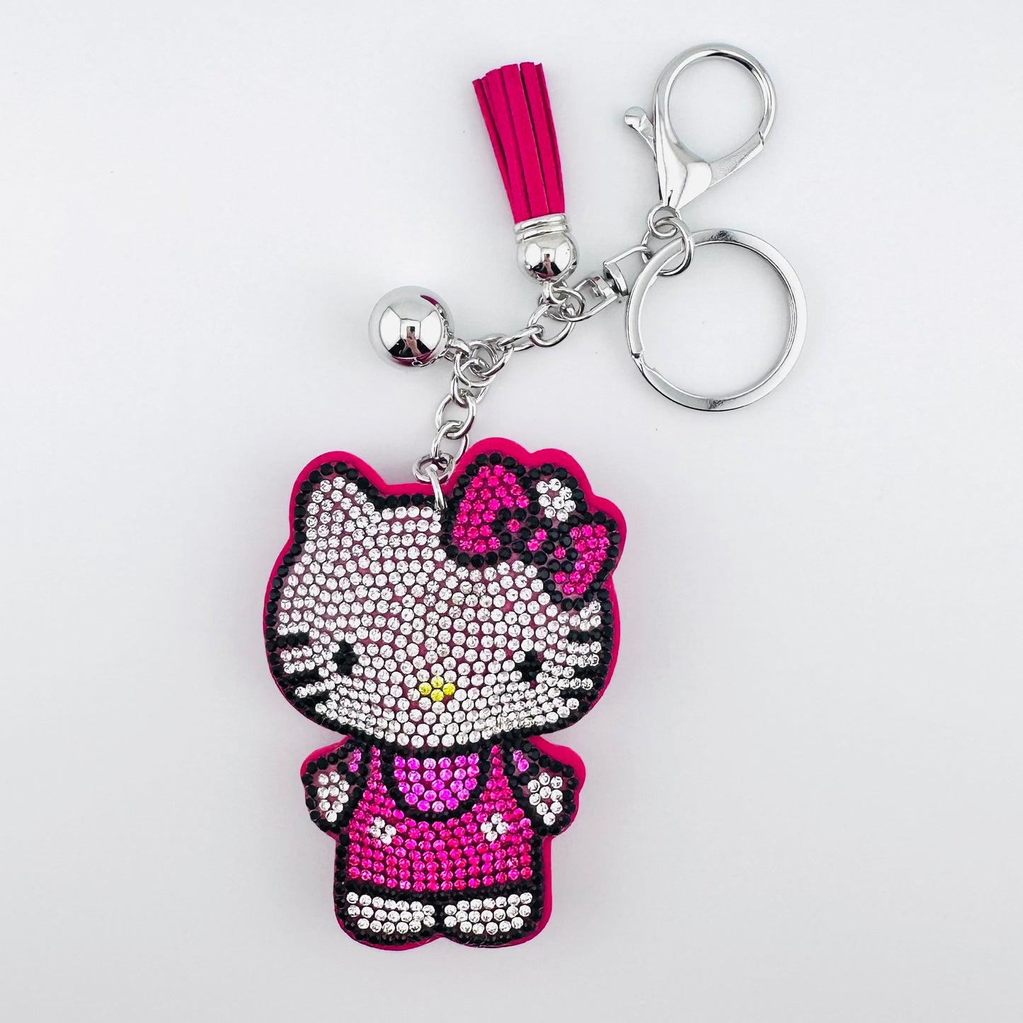 3D Rhinestone Keychains