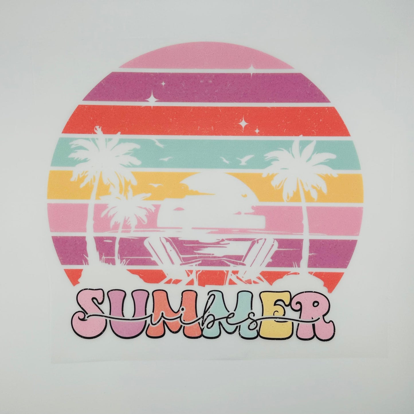 Summer Stripe DTF Print