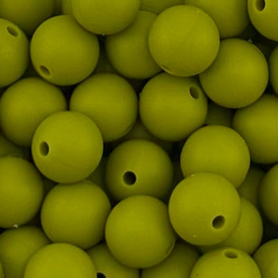 Avocado Dream Solid Silicone Bead