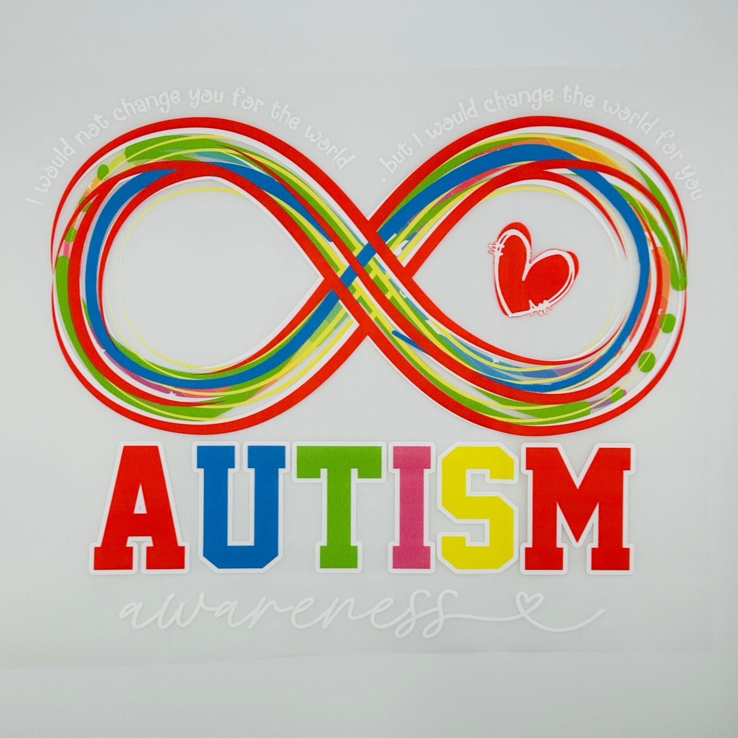 Autism Infinity DTF Print