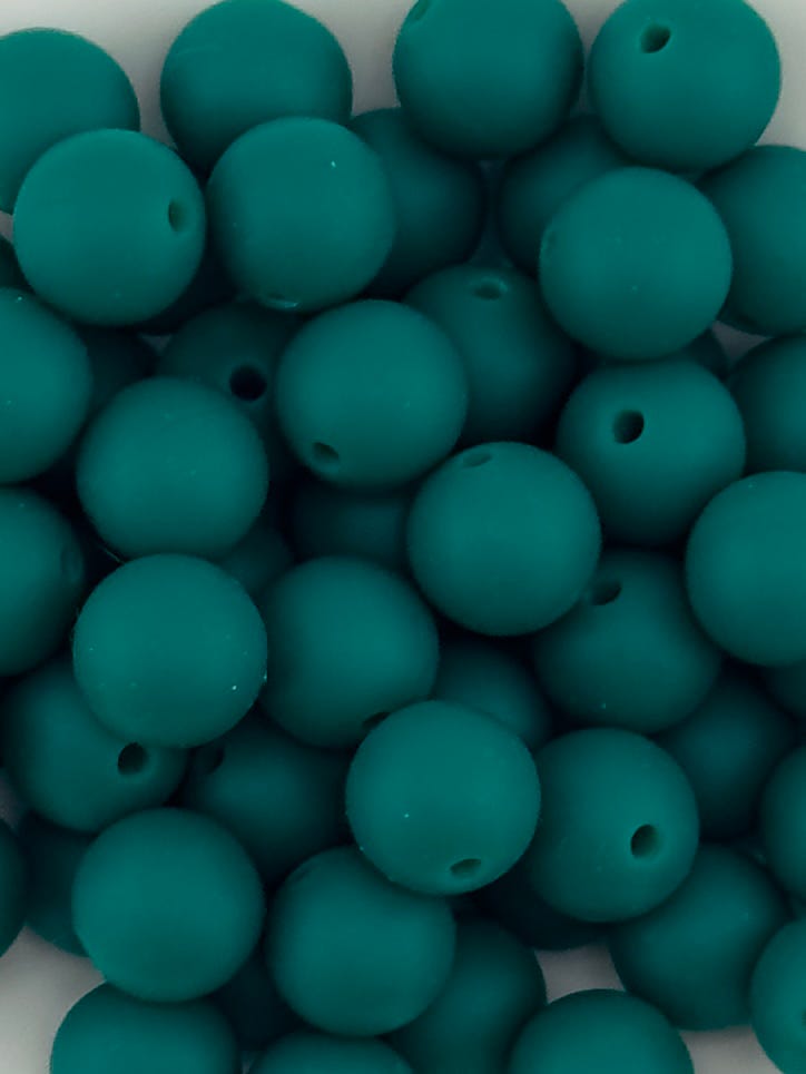 Mermaid's Tail Solid Silicone Bead