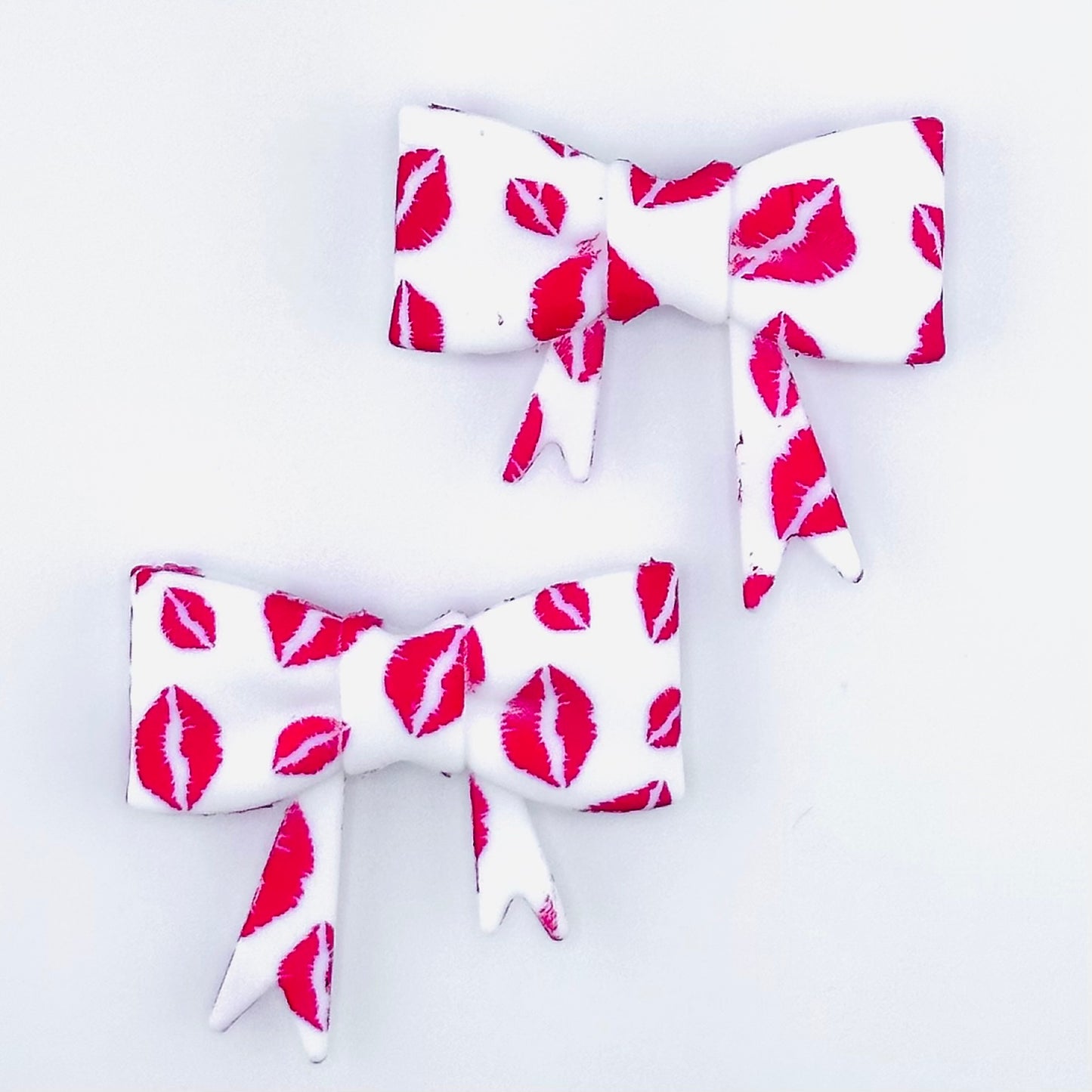 Large Silicone PRINTED Bows