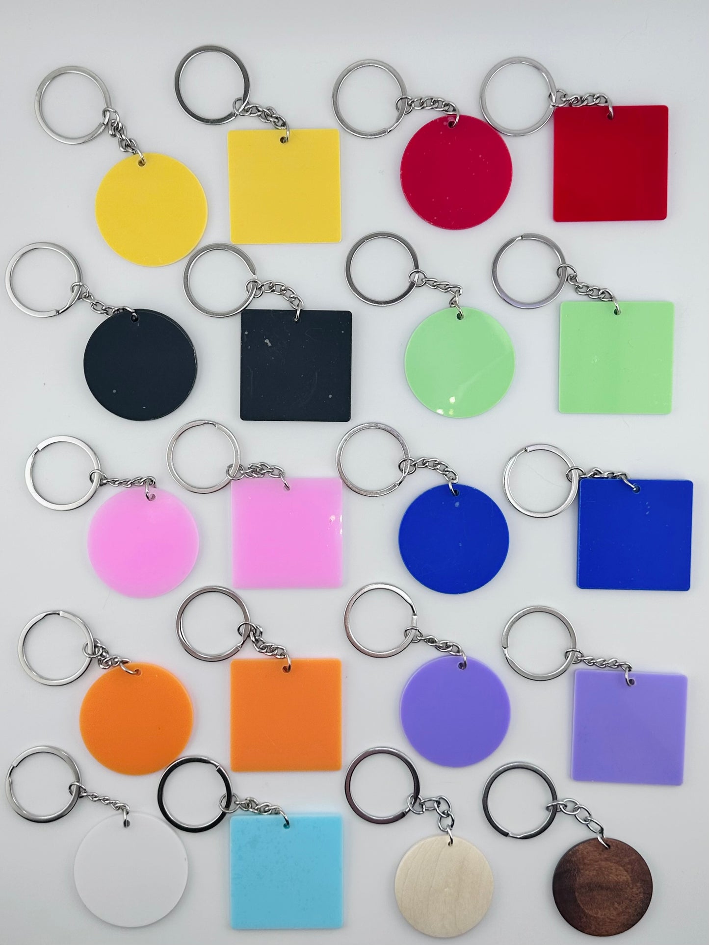 Acrylic Blank Keychains