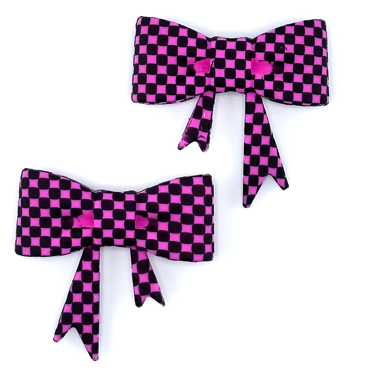 Large Silicone PRINTED Bows