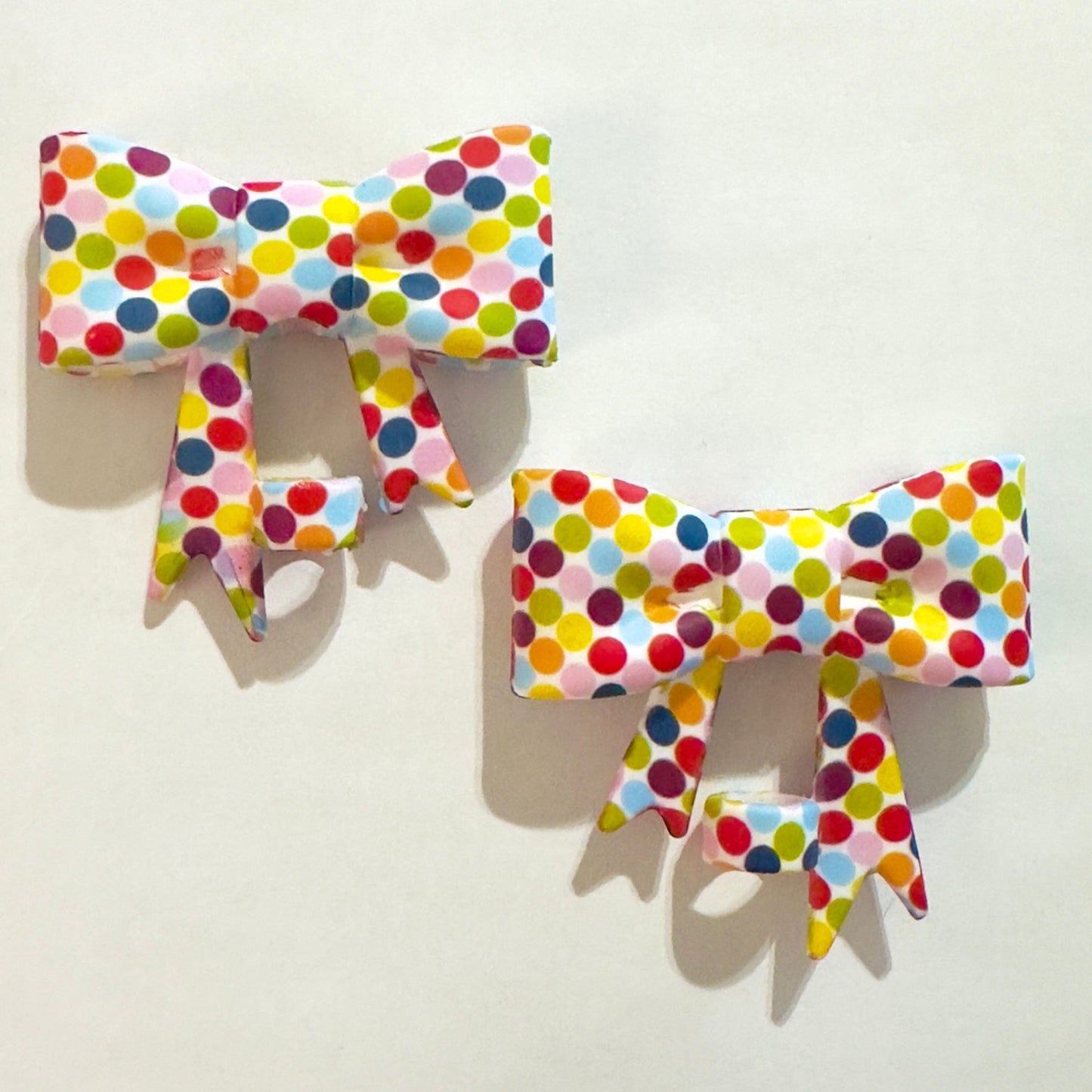 Large Silicone PRINTED Bows