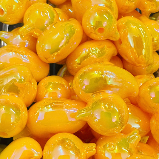 Shiny Yellow Acrylic Duck
